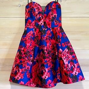 B.Darlin floral prom dress size 7/8